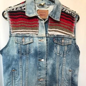 Levi Strauss riveted vintage vest sz S